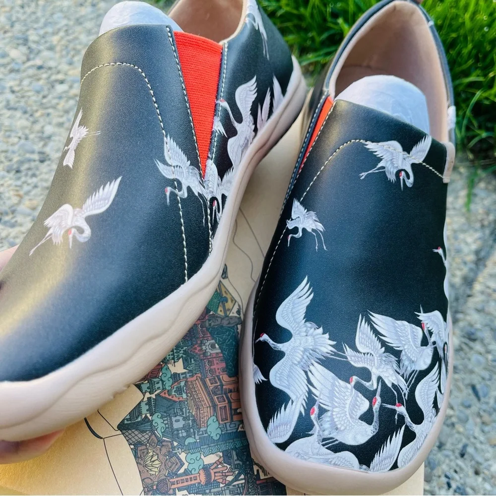 NWT UIN Women’s Comfortable Shoes PU/Crane In Dark/US5 - Picture 8 of 10